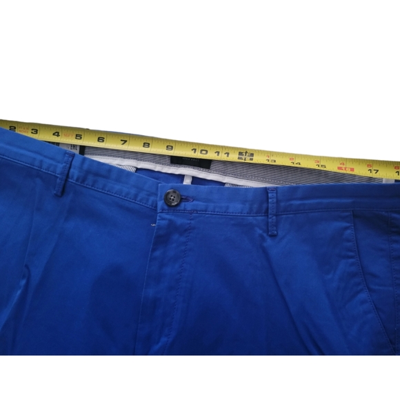 BOSS Hugo Boss Black Label Blue Slim Fit Stretch Pants